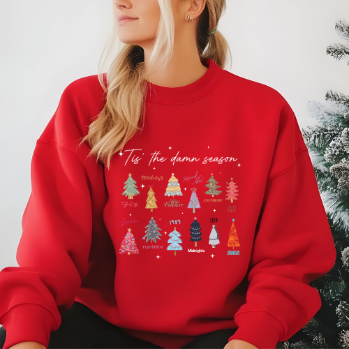 Tis' the damn season Christmas tree jumper