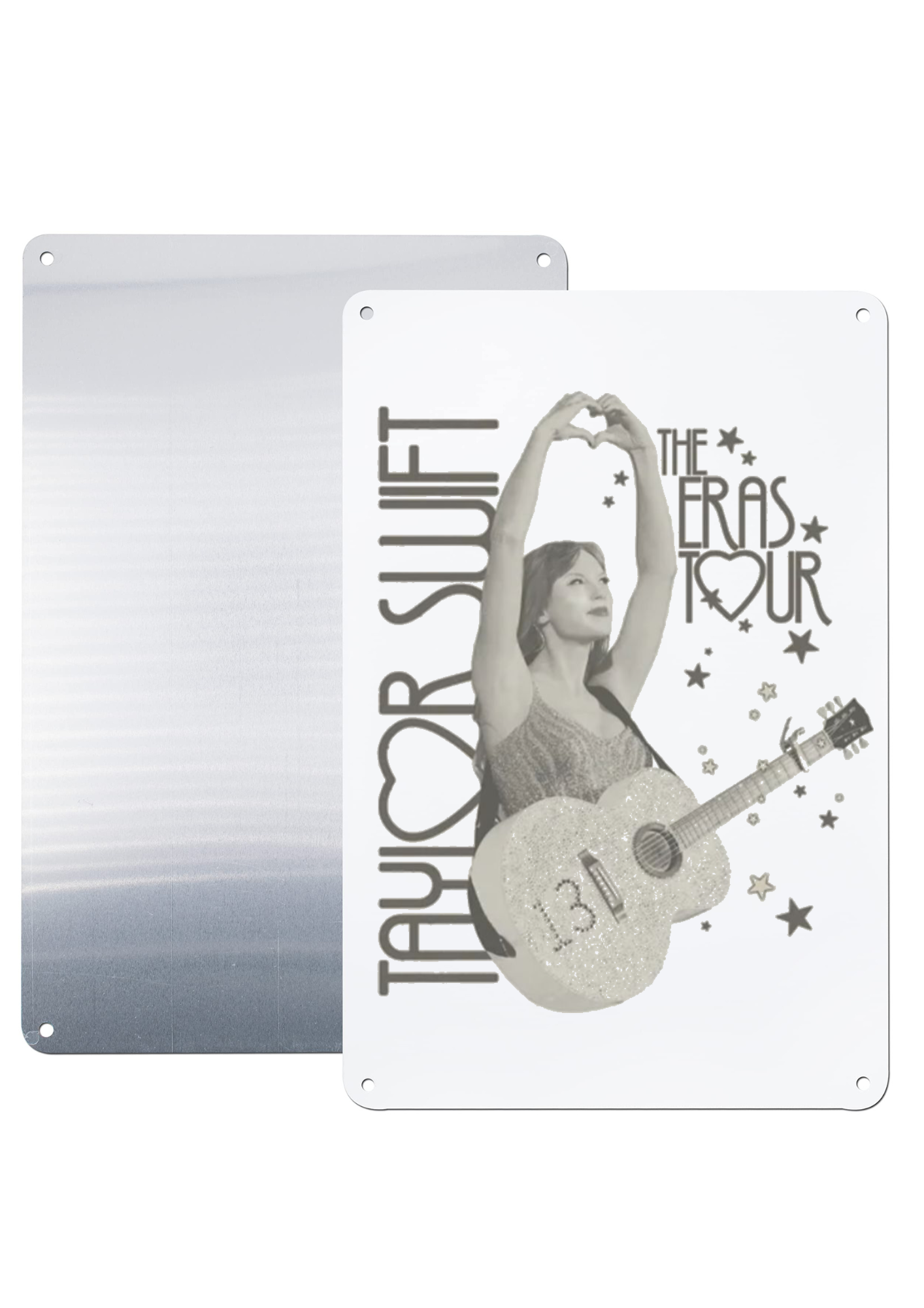Taylor Swift-Inspired Metal Print – A4 Aluminium