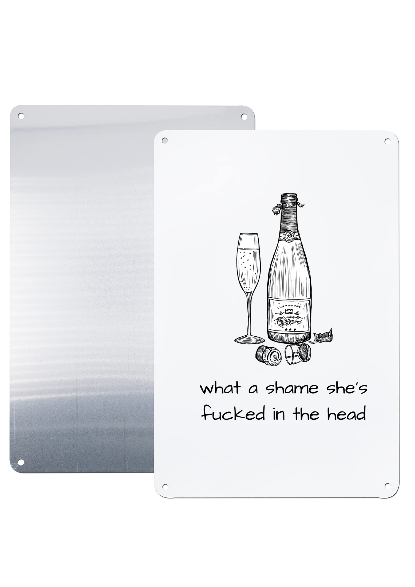 Taylor Swift-Inspired Metal Print – A4 Aluminium