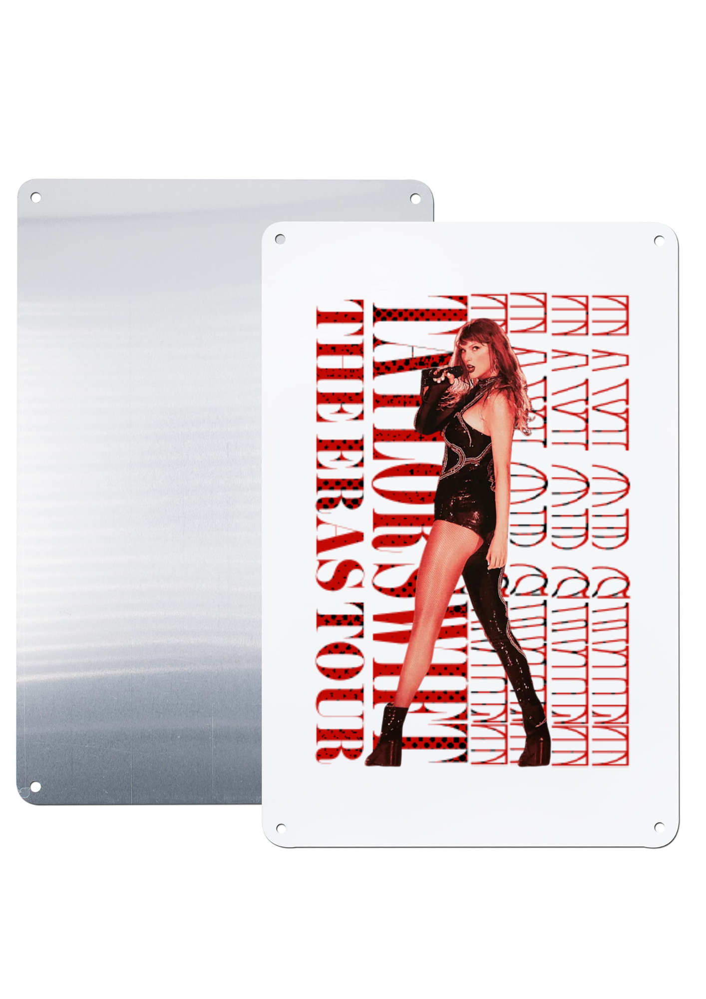 Taylor Swift-Inspired Metal Print – A4 Aluminium