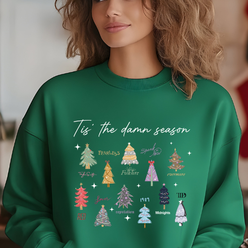 Tis' the damn season Christmas tree jumper