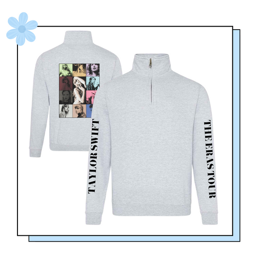 Quarter zip grey