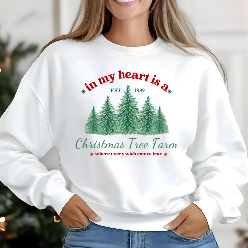 Christmas Tree Farm Jumper Adult