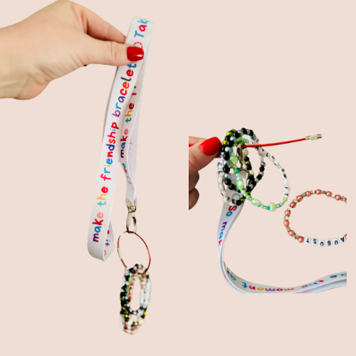 Bracelet lanyard with clip