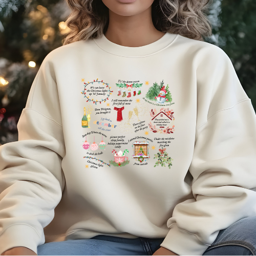 Taylor Swift lyrics Christmas jumper